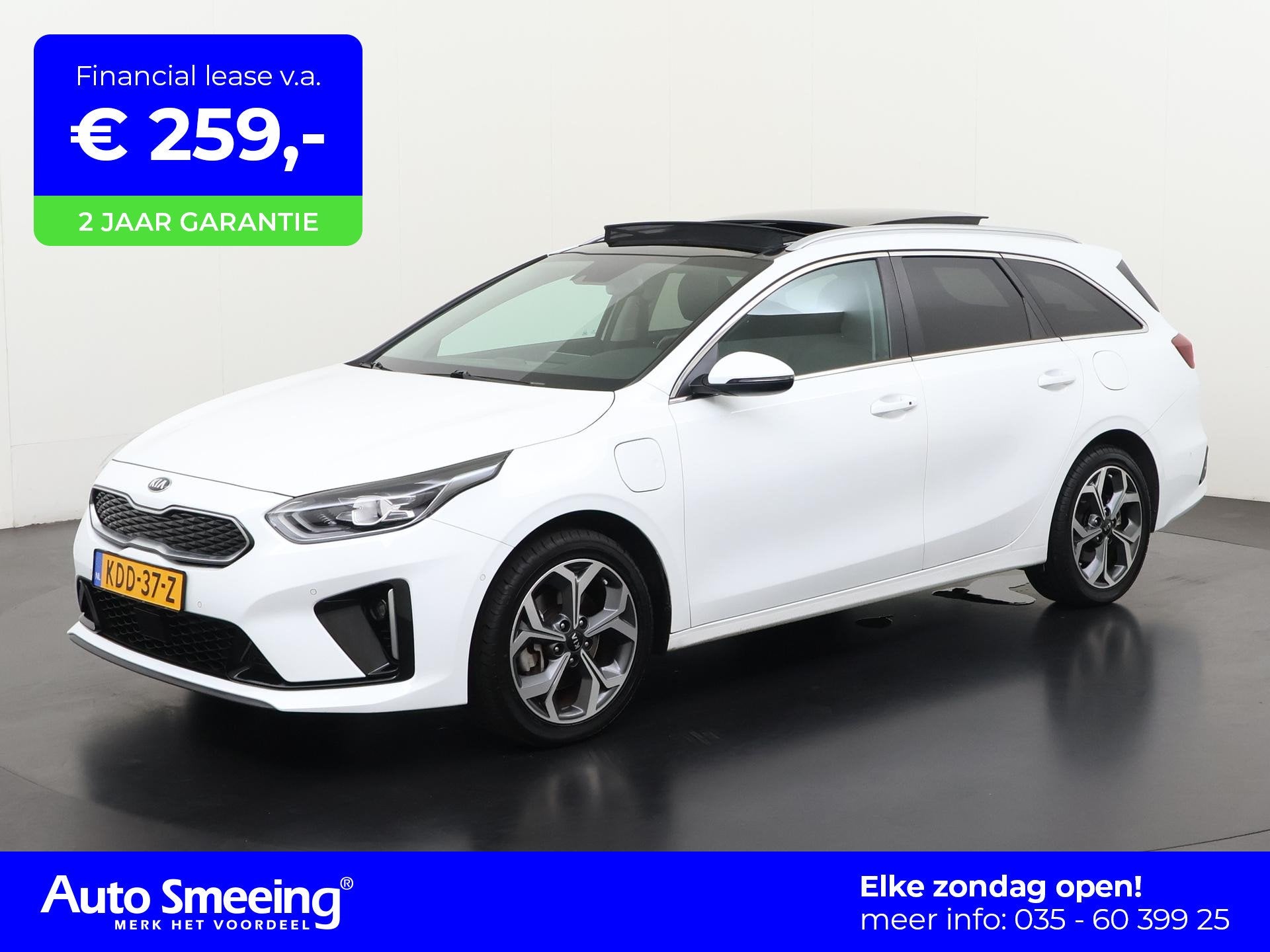 Kia Ceed Sportswagon 1.6 GDI PHEV ExecutiveLine | Panoramada, 12 maanden, Gebruikt, Wit, Hybride Elektrisch/Benzine