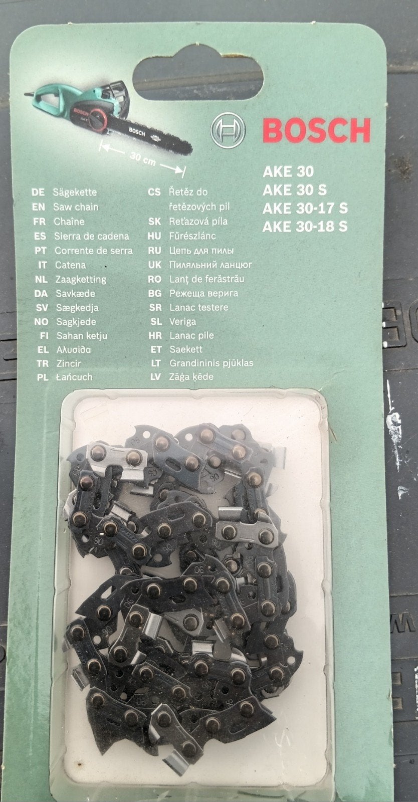 Bosch zaagketting 30 cm., Ophalen, Nieuw, Overige soorten, Bosch