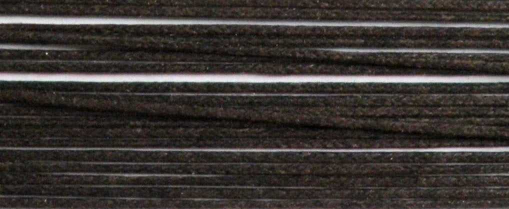 5 meter donkerbruin waxkoord van 1 mm rond, Verzenden, Nieuw, Draad