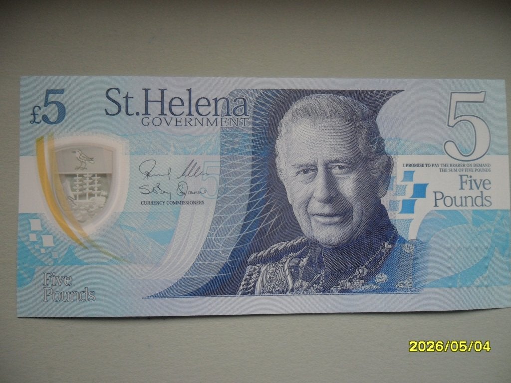 St. Helena #W14 [2026] / 5 pounds UNC, Verzenden, Overige landen, Los biljet