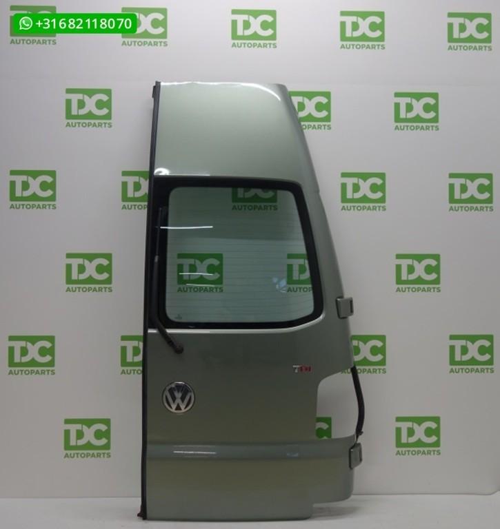 Volkswagen T5 Achterdeur rechts met ruit fresco green H2, Gebruikt, Achter, Ophalen of Verzenden, Volkswagen