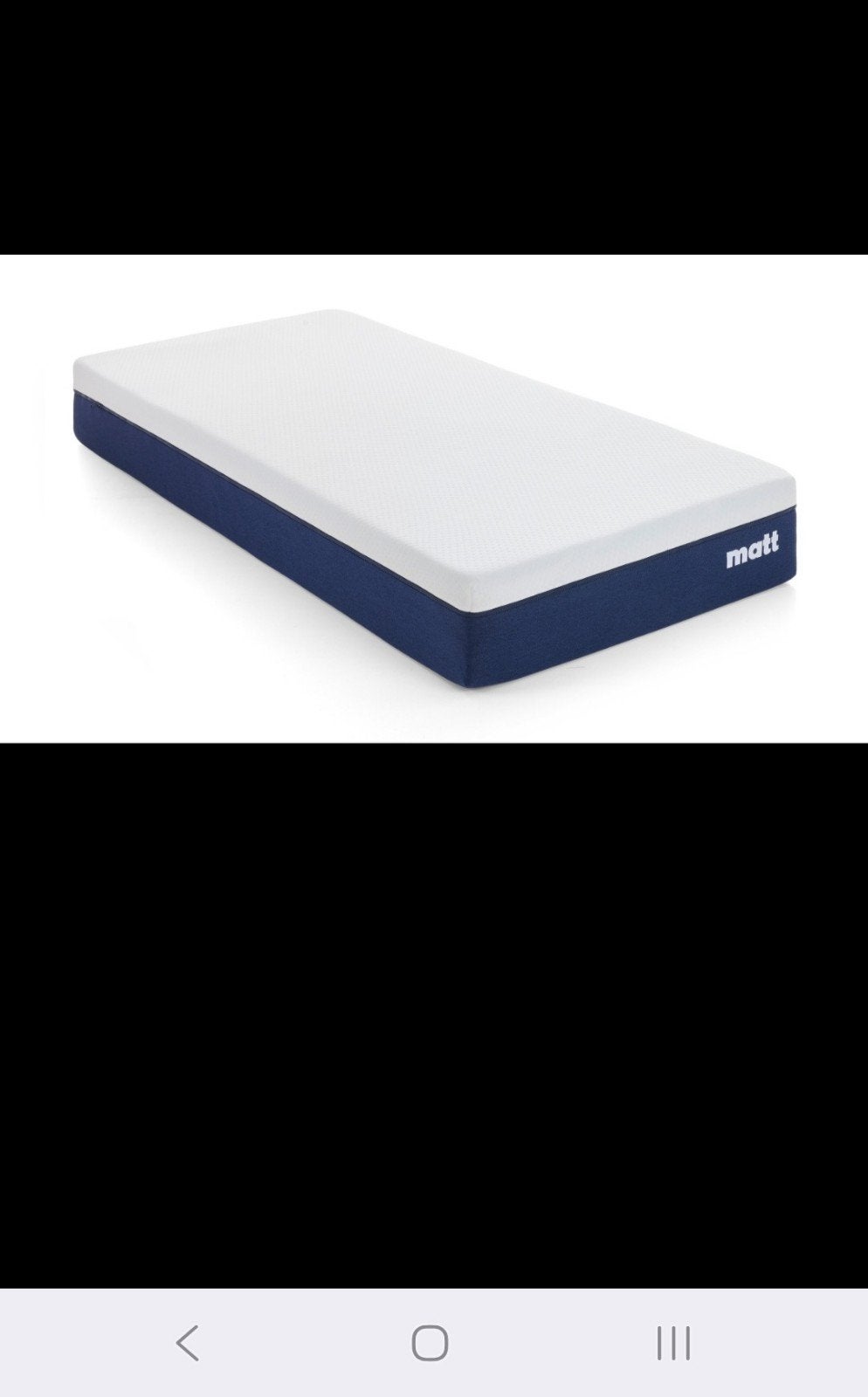 Te koop  bijna nieuw Matt Sleeps Original matras 90x200, Ophalen, Zo goed als nieuw, Eenpersoons