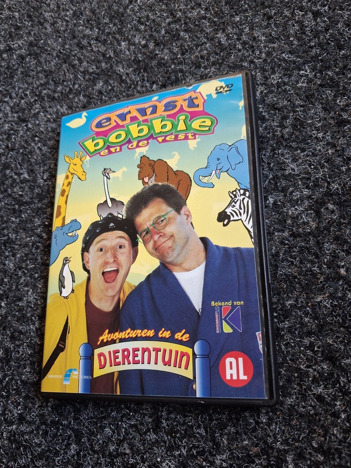 ERNST & BOBBIE AVONTUREN IN DE DIERENTUIN DVD (NIEUW!!), Alle leeftijden, Ophalen, Nederlands