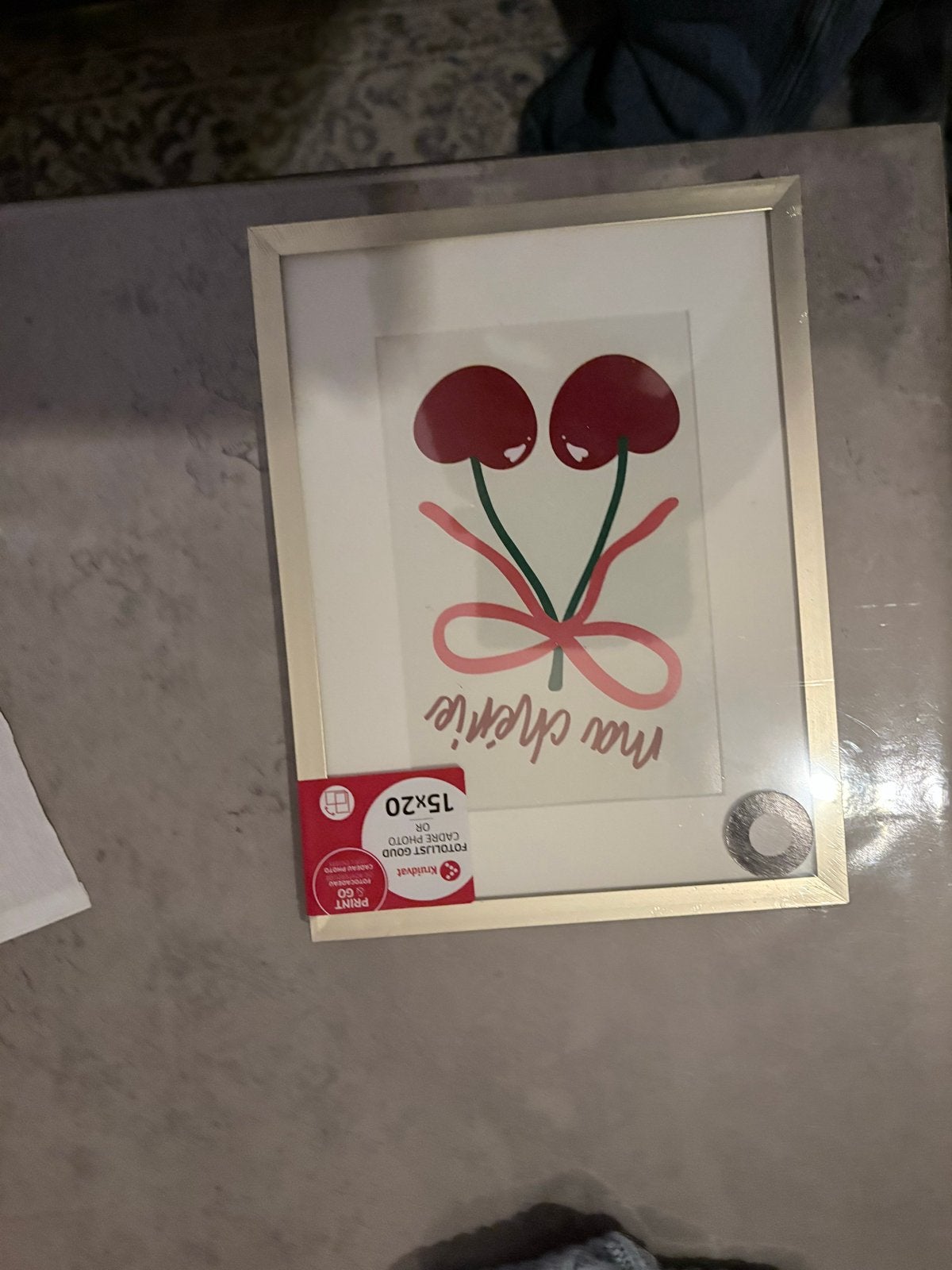 Nieuwe Kruidvat fotolijst goud 15x20 cm met glas, Nieuw, Ophalen of Verzenden, Glas, Fotolijst