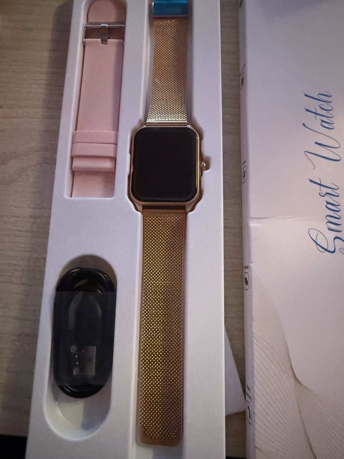 Nieuwe Smartwatch JX637 niet gebruikt, Zwart, Nieuw, Ophalen of Verzenden, Android