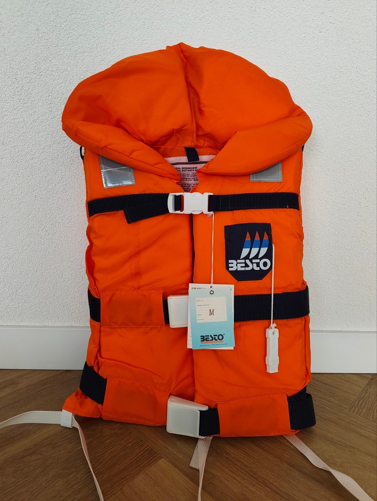 Reddingsvest Besto maat M. Z.ga.n., Watersport en Boten, Watersportkleding, Besto, Ophalen of Verzenden, Zo goed als nieuw, Dame of Heer
