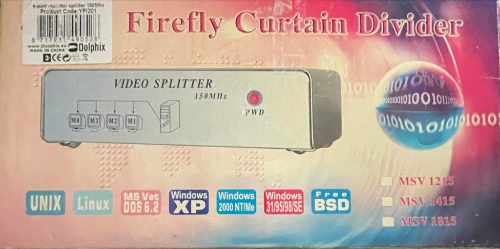Firefly Curtain Divider Video Splitter 150MHz, Ophalen, Nieuw