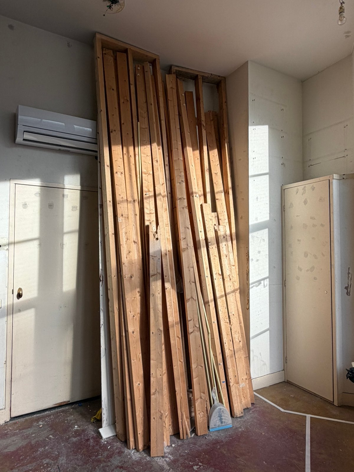 Massief houten balken / planken – 3,52 meter, Ophalen, Zo goed als nieuw, Balk, 50 mm of meer
