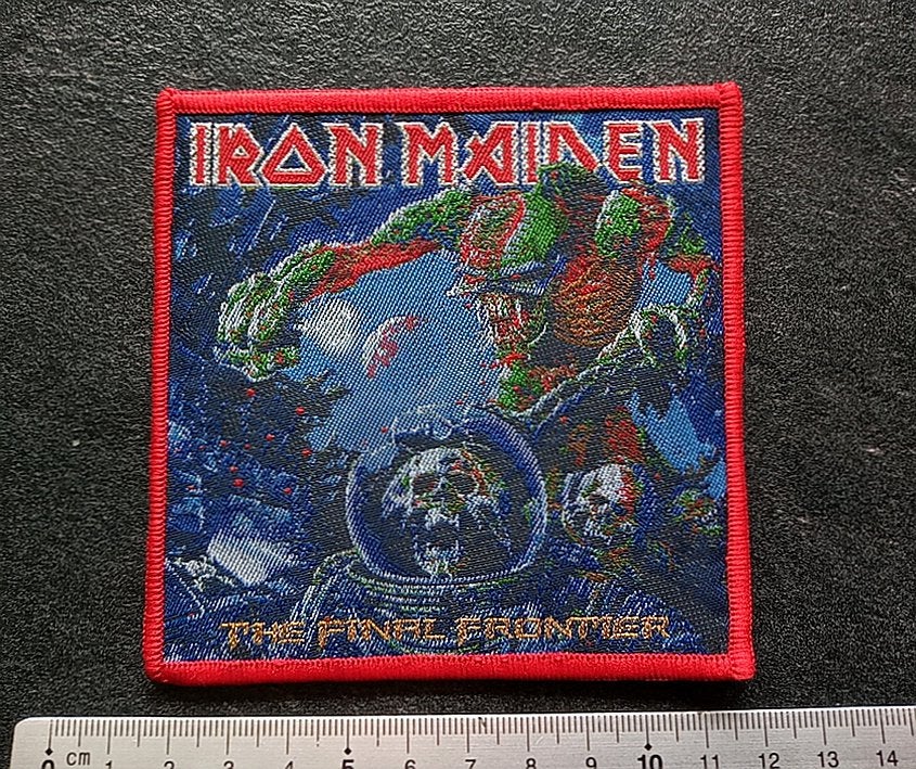 Iron Maiden mooie  final frontier limited  edition patch 295, Verzenden, Nieuw, Kleding