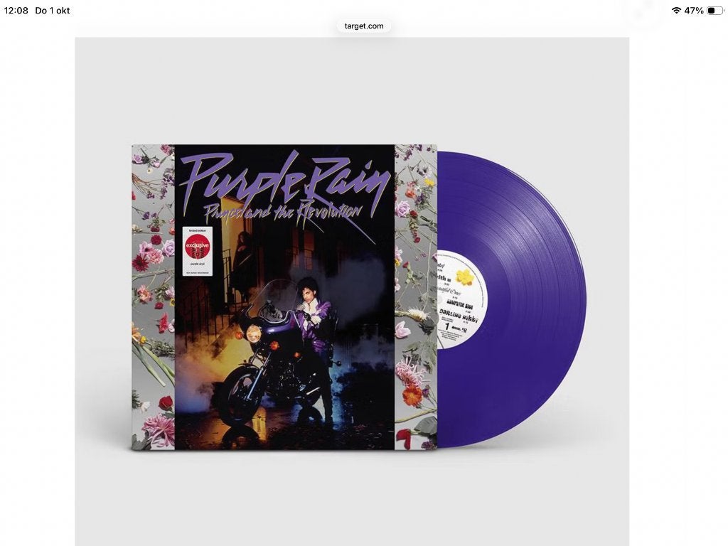 Prince PURPLE rain LP USA paars vinyl poster exclusive NIEUW, Cd's en Dvd's, LP, Pop, Ophalen of Verzenden, Nieuw in verpakking