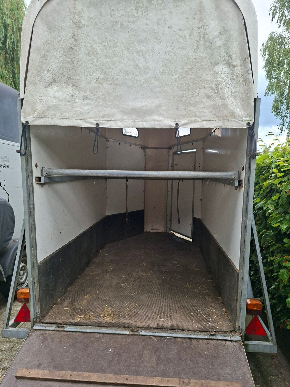 paardentrailer, Ophalen, Gebruikt
