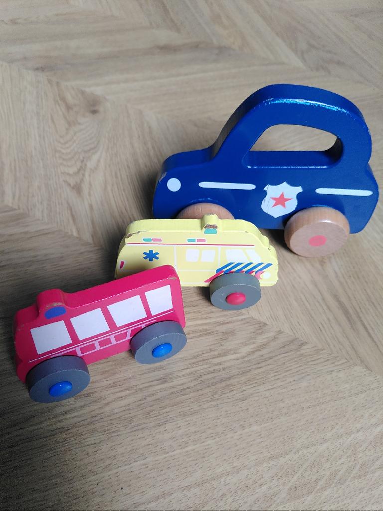 Houten speelgoed auto's, Ophalen, Gebruikt, Auto, Met wieltjes