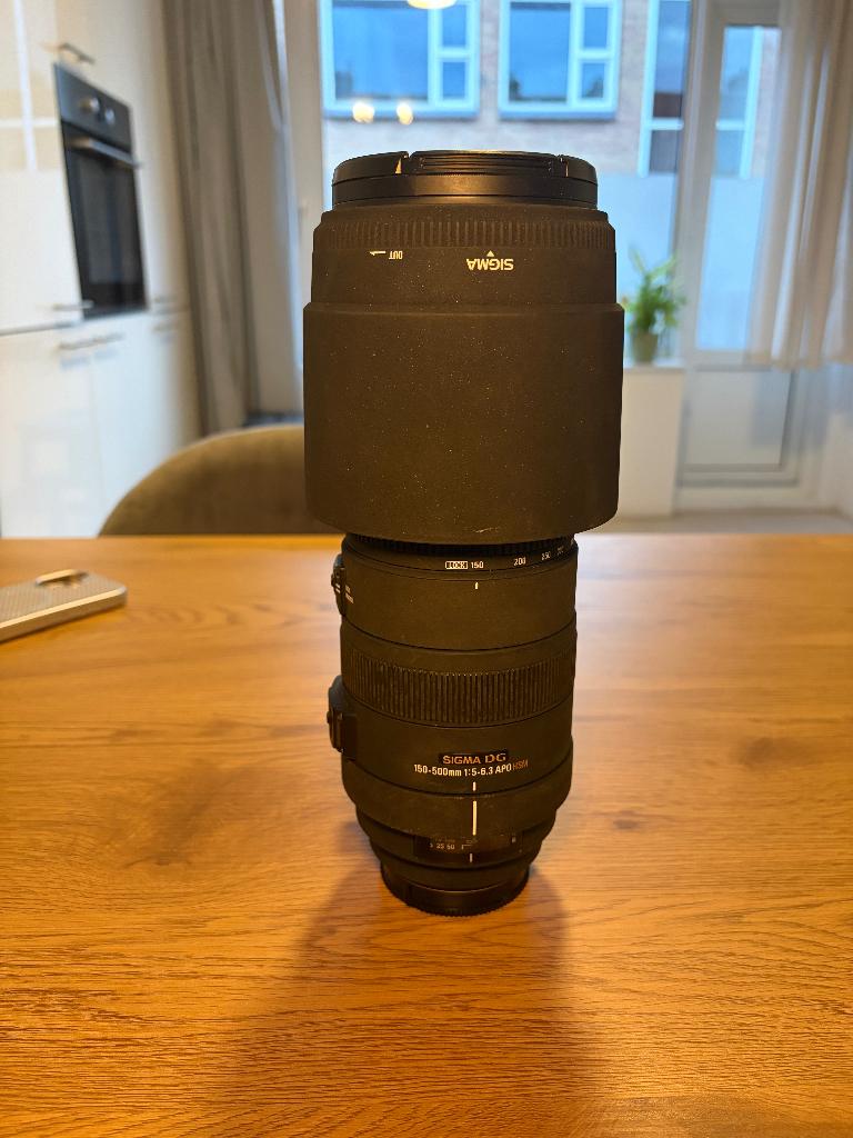 Sigma 150-500mm F5-6.3 APO DG OS HSM Sony A-mount, Audio, Tv en Foto, Fotografie | Lenzen en Objectieven, Ophalen, Gebruikt, Telelens