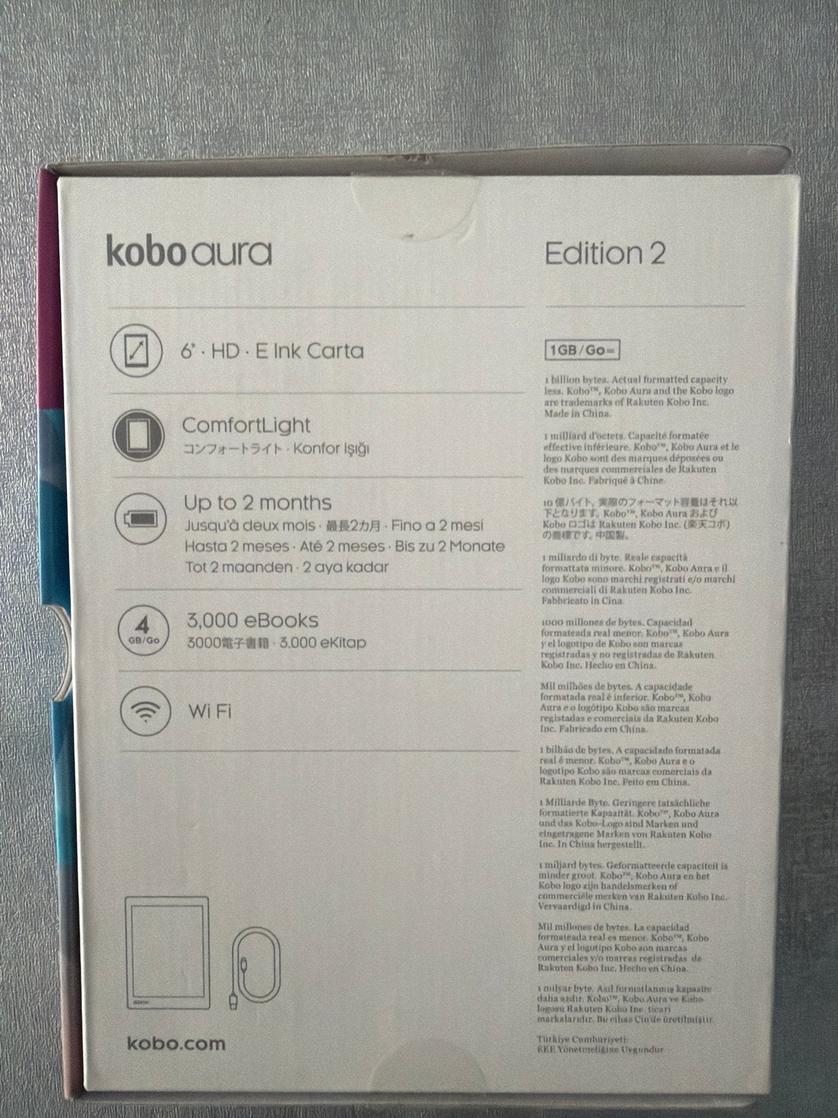 Kobo Aura Edition 2 e-reader - Nieuw in doos, Computers en Software, E-readers, Nieuw, 6 inch of minder, 4 GB of minder, Ophalen of Verzenden