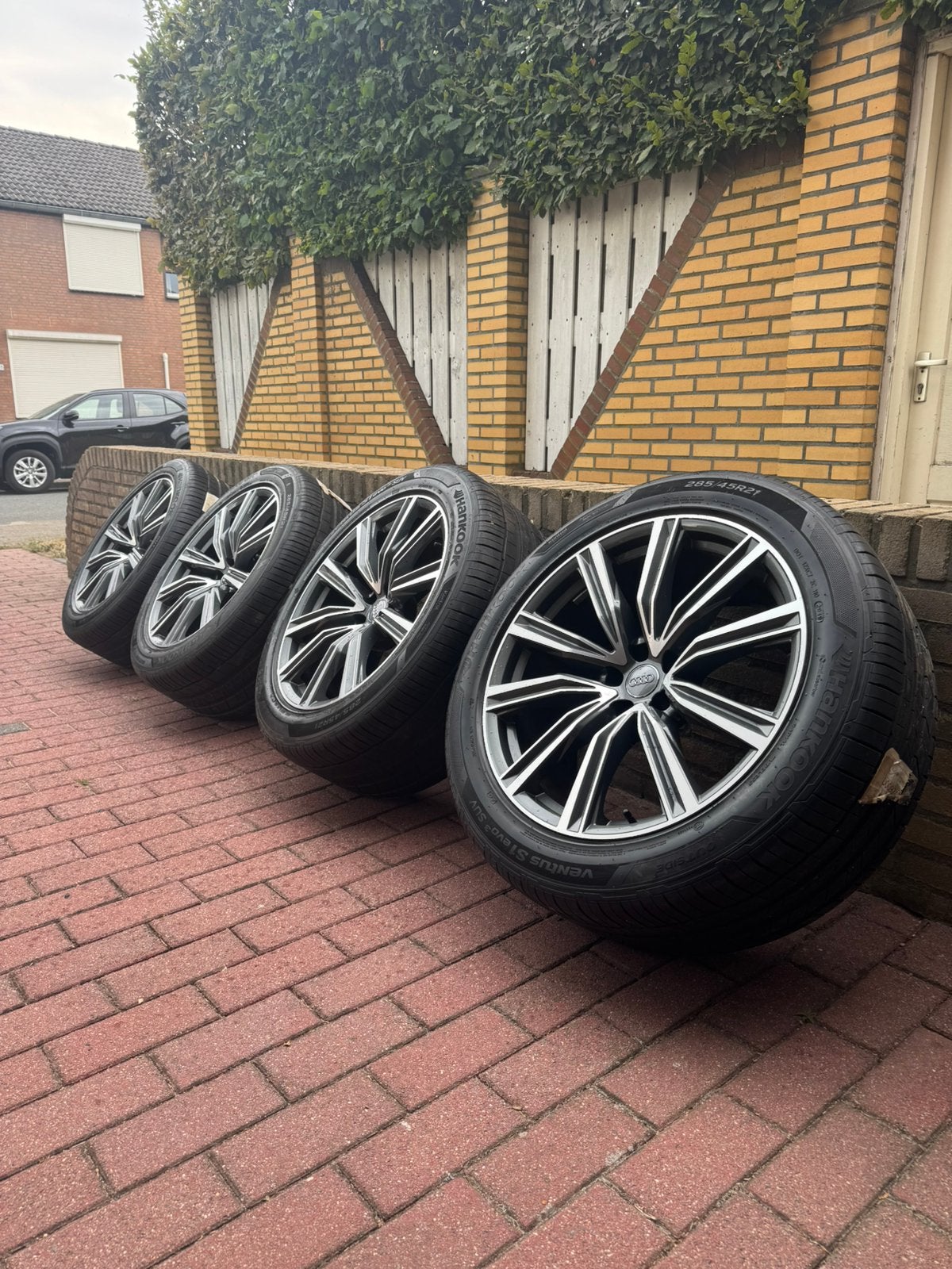 21 inch Originele Q8 velgen Hankook zomerbanden Nieuw!, 285 mm, Banden en Velgen, Nieuw, Zomerbanden
