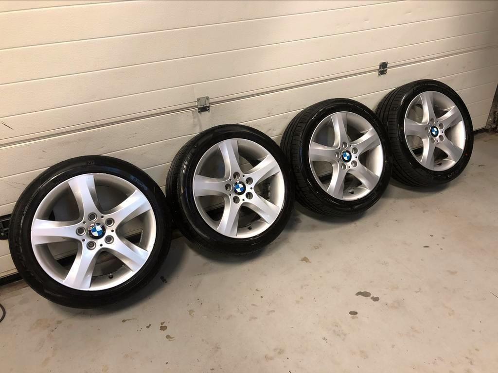 17inch Originele BMW Style 142 Breedset Velgen! Nwe Banden!, Auto-onderdelen, Banden en Velgen, Gebruikt, -, -, Banden en Velgen