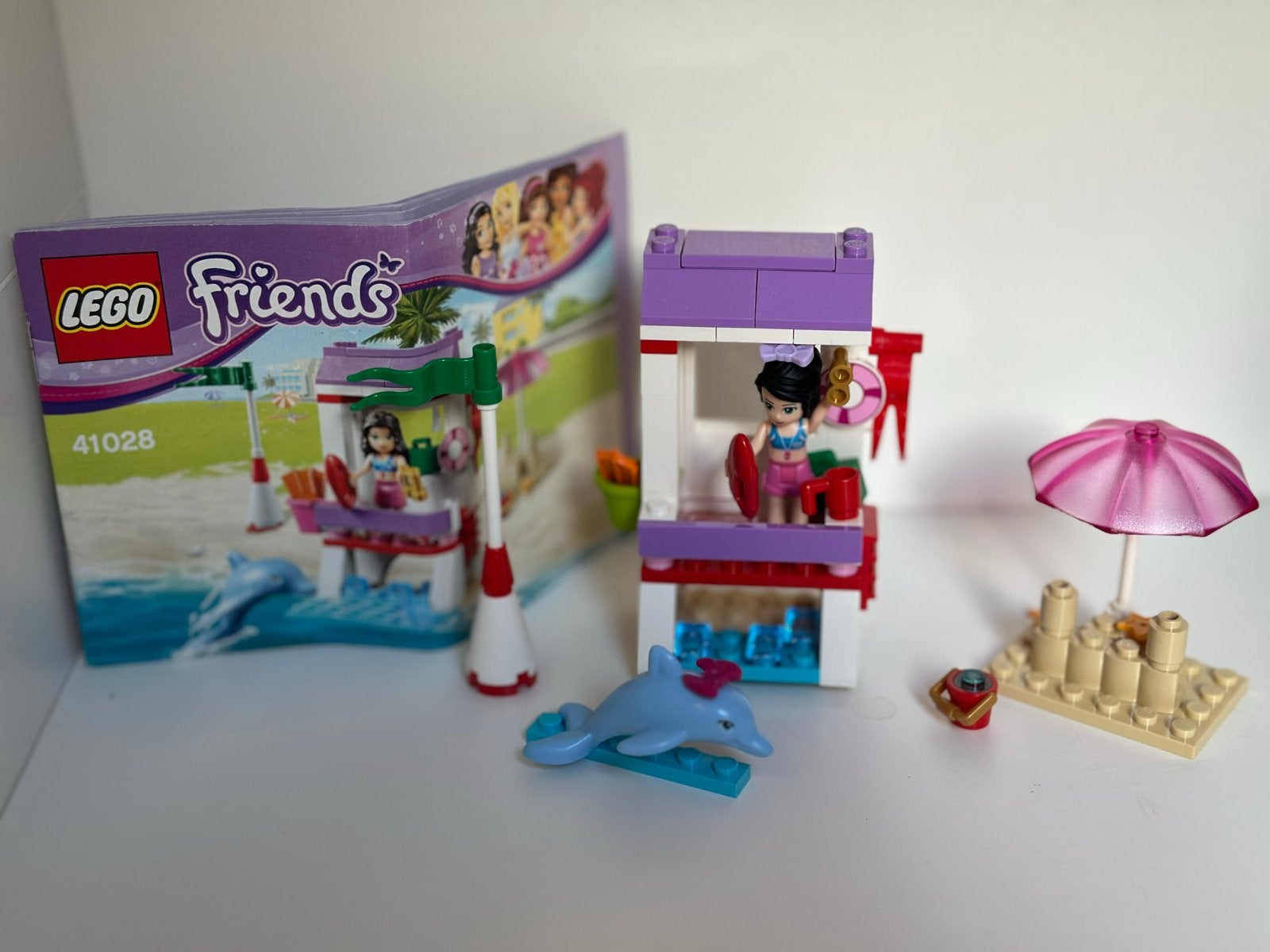 Lego Friends 41028 Emma's Reddingspost, Ophalen of Verzenden, Gebruikt