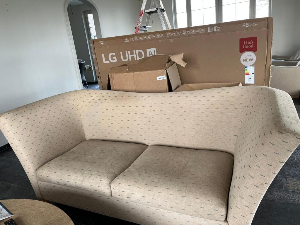 2 zitsbankstel, Ophalen, Gebruikt, 150 tot 200 cm, Tweepersoons
