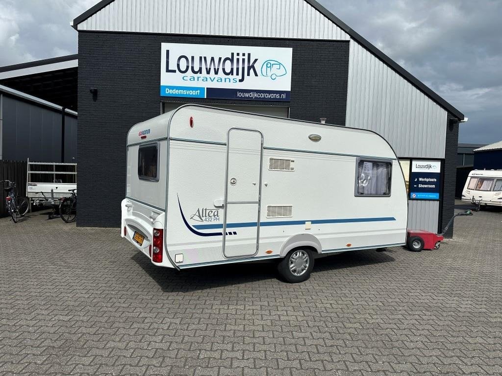 ADRIA Altea 432 PH ’10 (Vastbed 205cm, Airco), Caravans en Kamperen, Caravans, Vast bed, Bedrijf, 750 - 1000 kg, 6 tot 7 meter