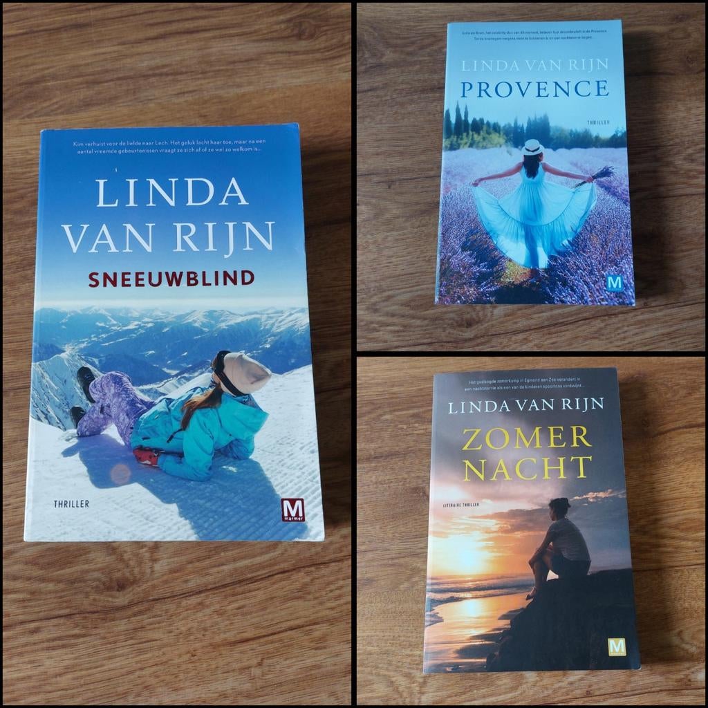 Thrillers • Linda van Rijn • o.a. Provence, Ophalen of Verzenden, Zo goed als nieuw, Linda van Rijn