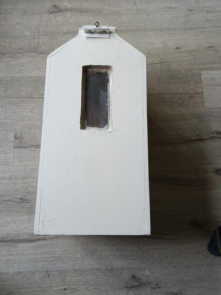 Houten Vogelvoer Opslag / Voederhuisje, Ophalen, Gebruikt
