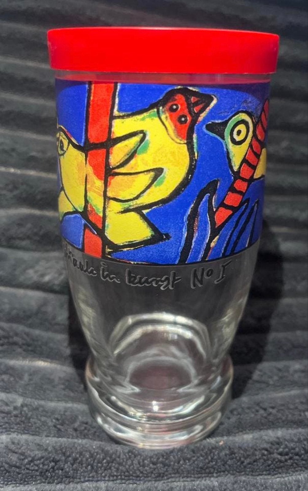 Corneille 'La Femme et La Fête 2002' Glas - Kunstobject, Antiek en Kunst, Ophalen of Verzenden