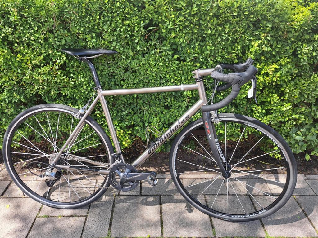 Van Nicholas racefiets titanium maat 56, Overige merken, Gebruikt, Carbon, Ophalen of Verzenden