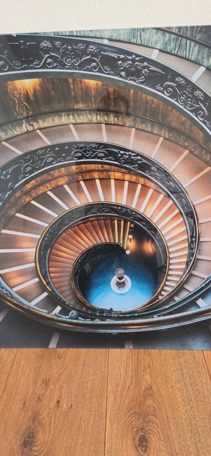 Vaticaanse Trappen op Plexiglas Dibond - 90x60 cm, 50 tot 75 cm, Ophalen of Verzenden, 75 tot 100 cm, Print