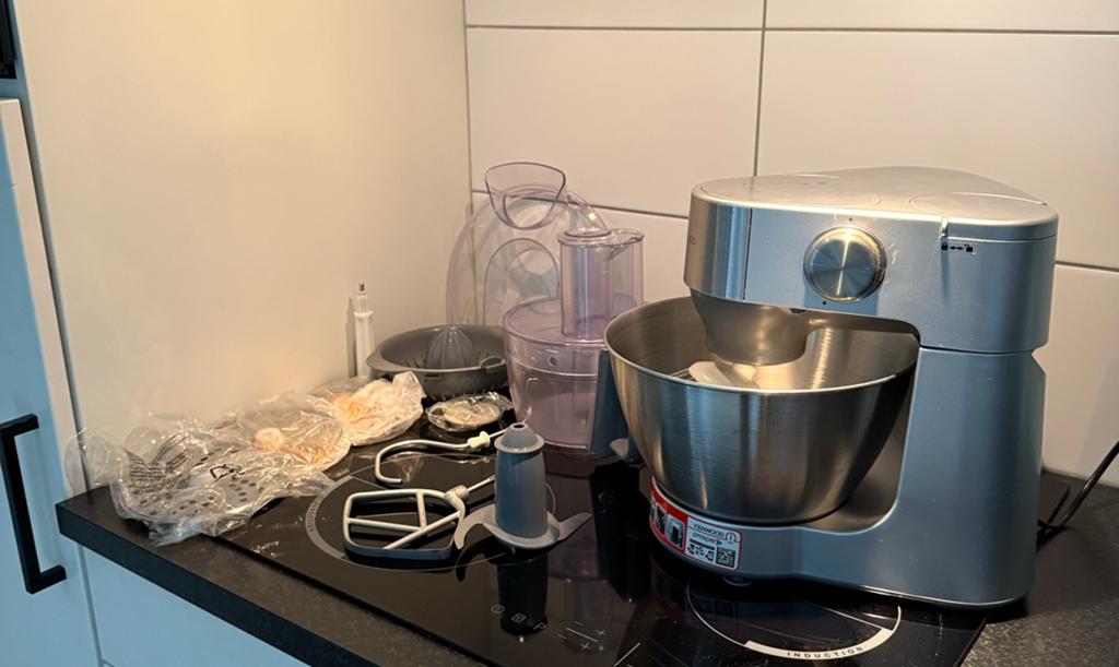 Kenwood prospero keukenmachine met accessoires, Witgoed en Apparatuur, Keukenmixers, Gebruikt, Ophalen of Verzenden, Vaatwasserbestendig
