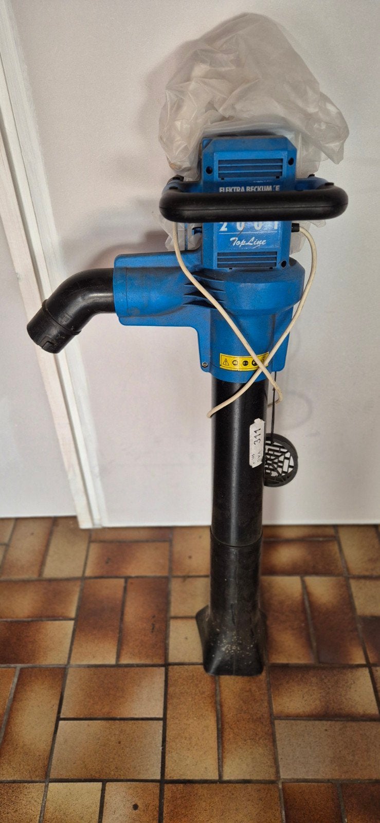 Elektra Beckum Mega Vac 2001 Top Line Bladblazer, Tuin en Terras, Elektra Beckum, Gebruikt, Met zuigfunctie, Handgedragen