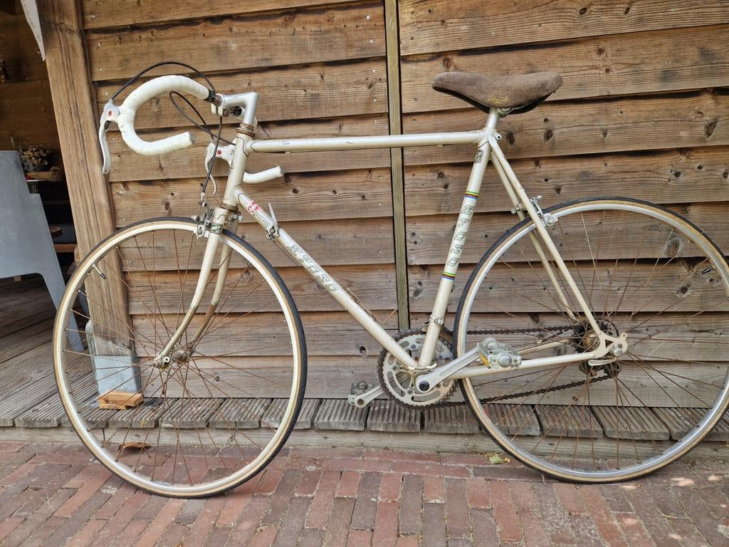 Vintage Kyoso racefiets, Fietsen en Brommers, Fietsen | Racefietsen, Ophalen, Gebruikt, Staal