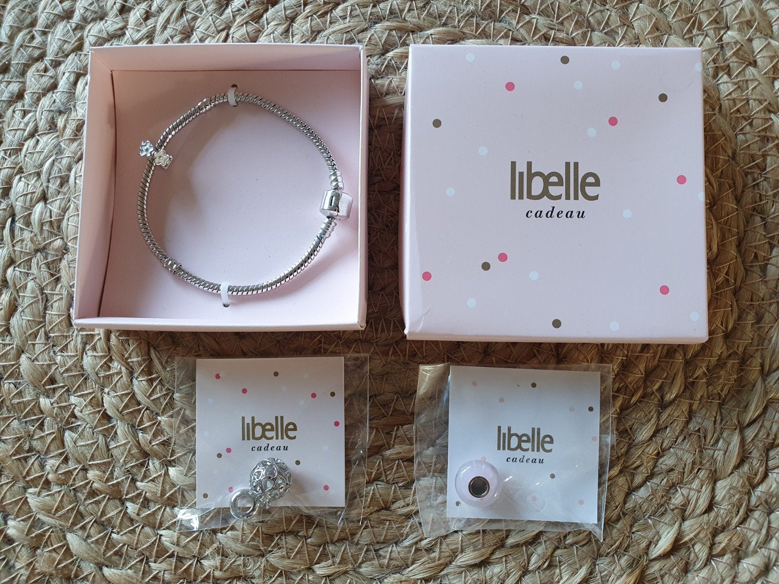Libelle Armband met Bedels - Nieuw in Doos, Overige materialen, Nieuw, Ophalen of Verzenden, Met bedels of kralen