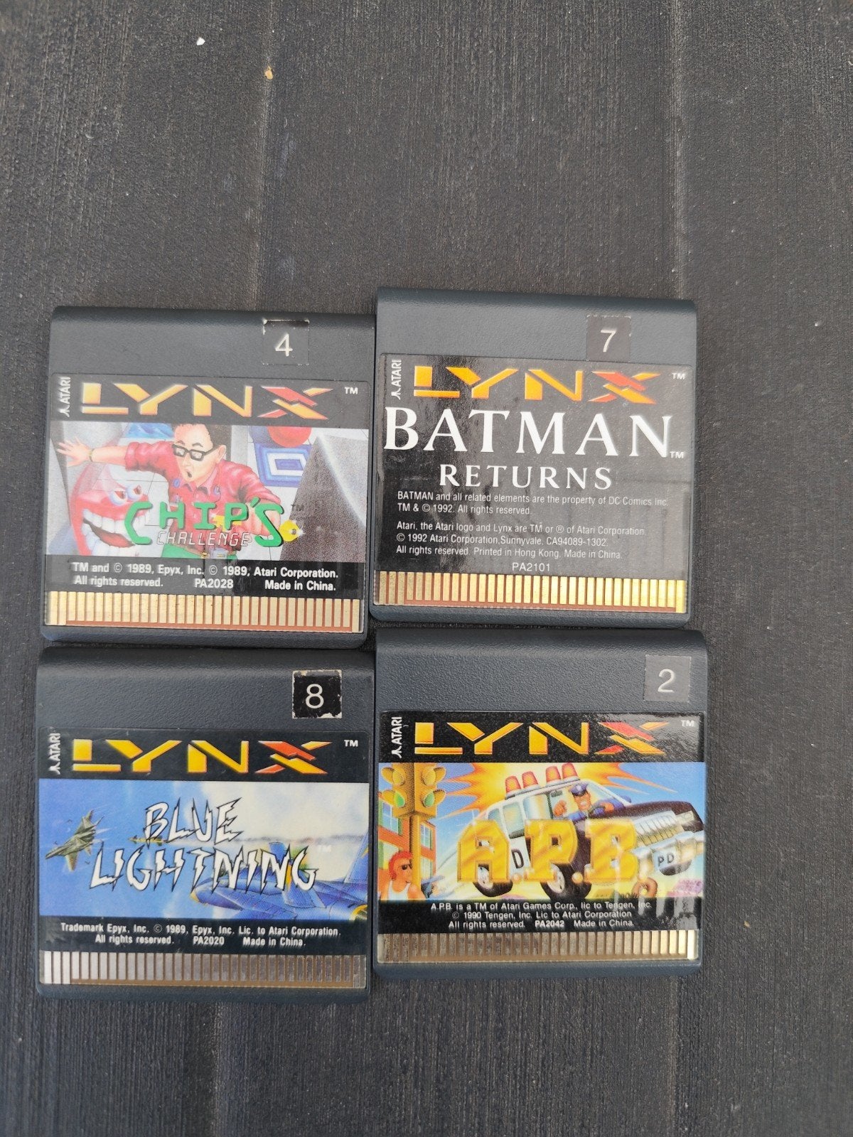 Atari Lynx Spellen: Batman Returns, Blue Lightning,, Spelcomputers en Games, Games | Atari, Ophalen of Verzenden, Zo goed als nieuw