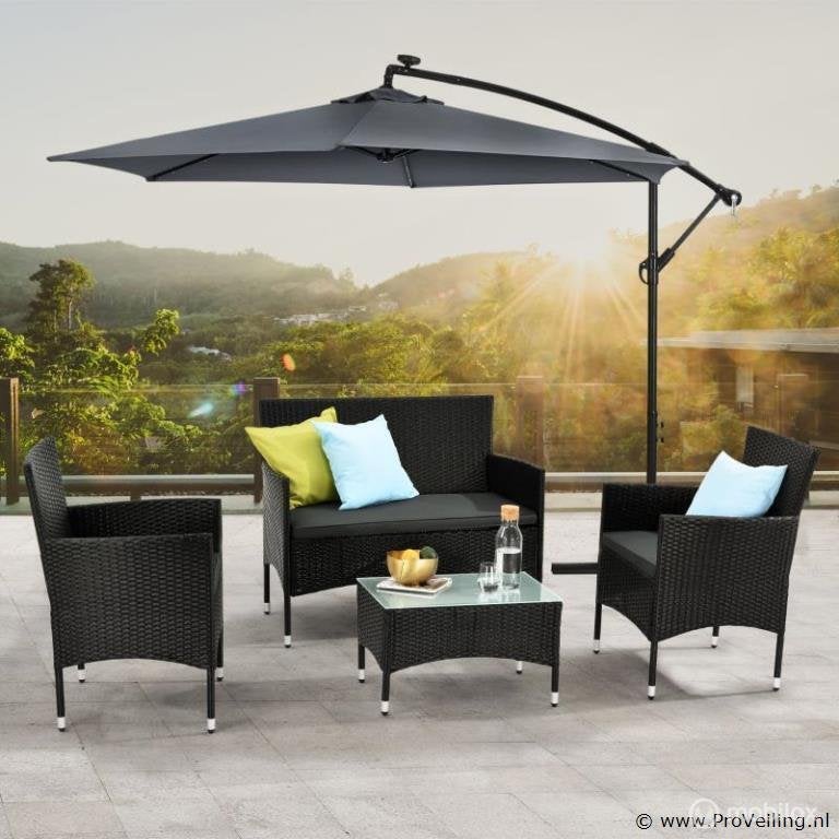 Online Veiling: Loungeset Fort Myers, Tuin en Terras, Tuinsets en Loungesets, Nieuw