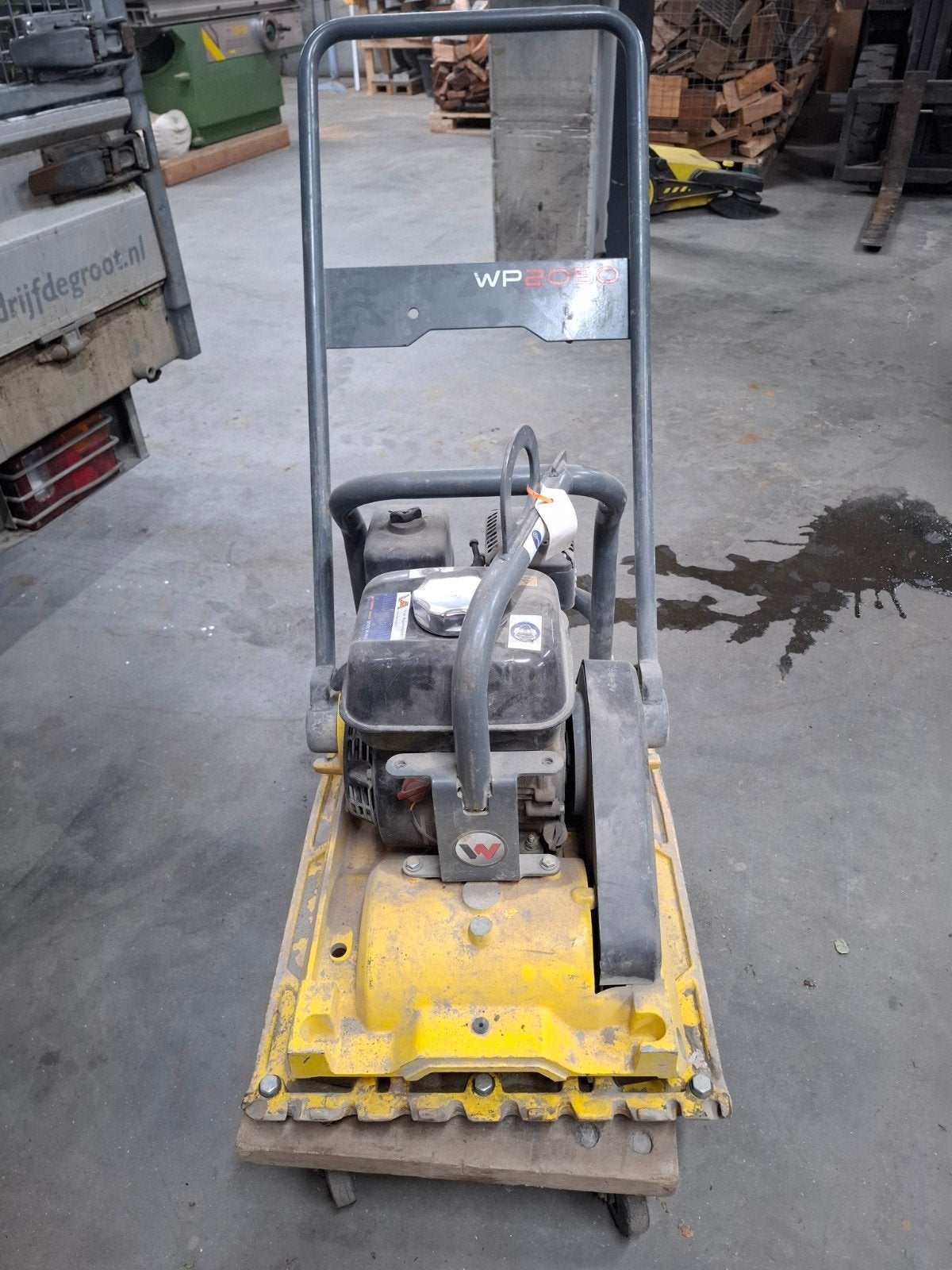 wacker trilplaat 2050, Ophalen, Gebruikt