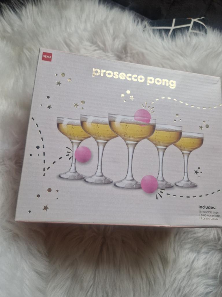 Nieuw Prosecco Pong spel - Ongeopend!, Ophalen of Verzenden, Nieuw, Feestartikel, Overige