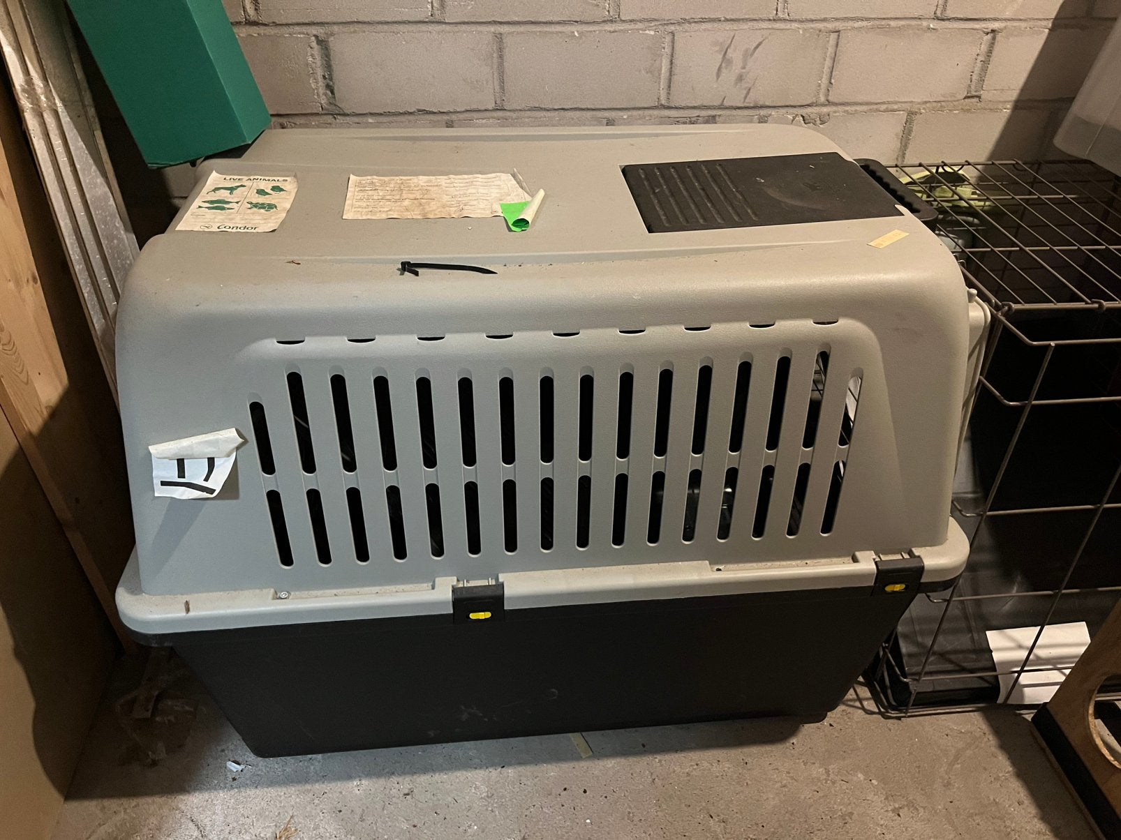 Honden vliegtuig bench XXL, Dieren en Toebehoren, Ophalen, Zo goed als nieuw