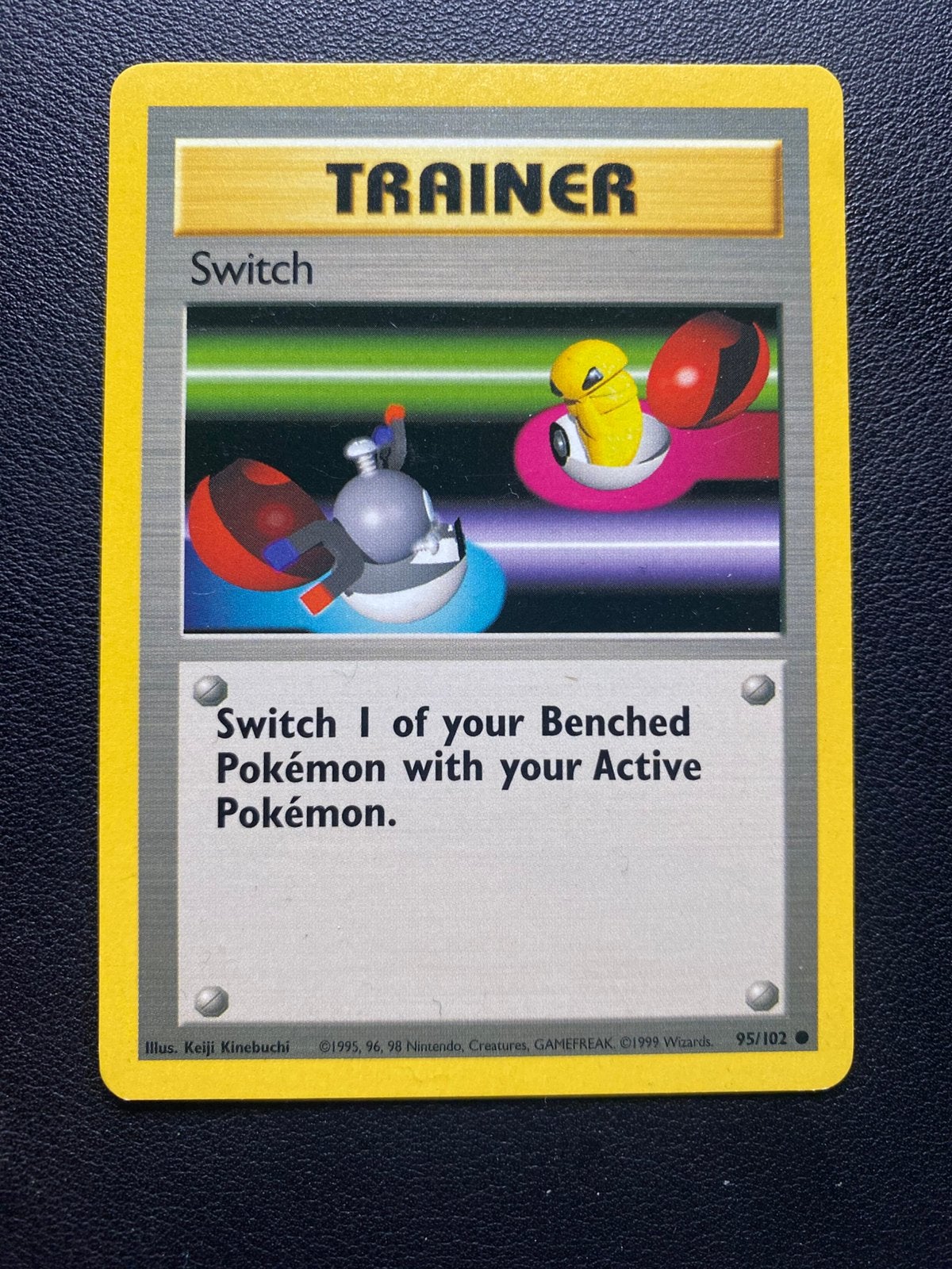 Switch - Base Set - 95/102 - Pokemon kaart, Ophalen of Verzenden, Zo goed als nieuw