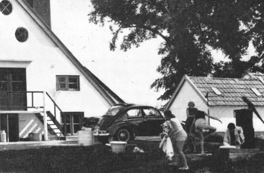 804427	Hulshorst	gld 1963 Bad Hoophuizen	 zegel	Koeltorens, Ophalen of Verzenden, 1960 tot 1980, Gelopen, Gelderland