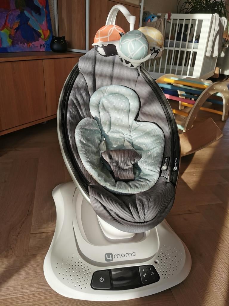 4moms mamaRoo 4.0 Wipstoel met newborn insert, Ophalen