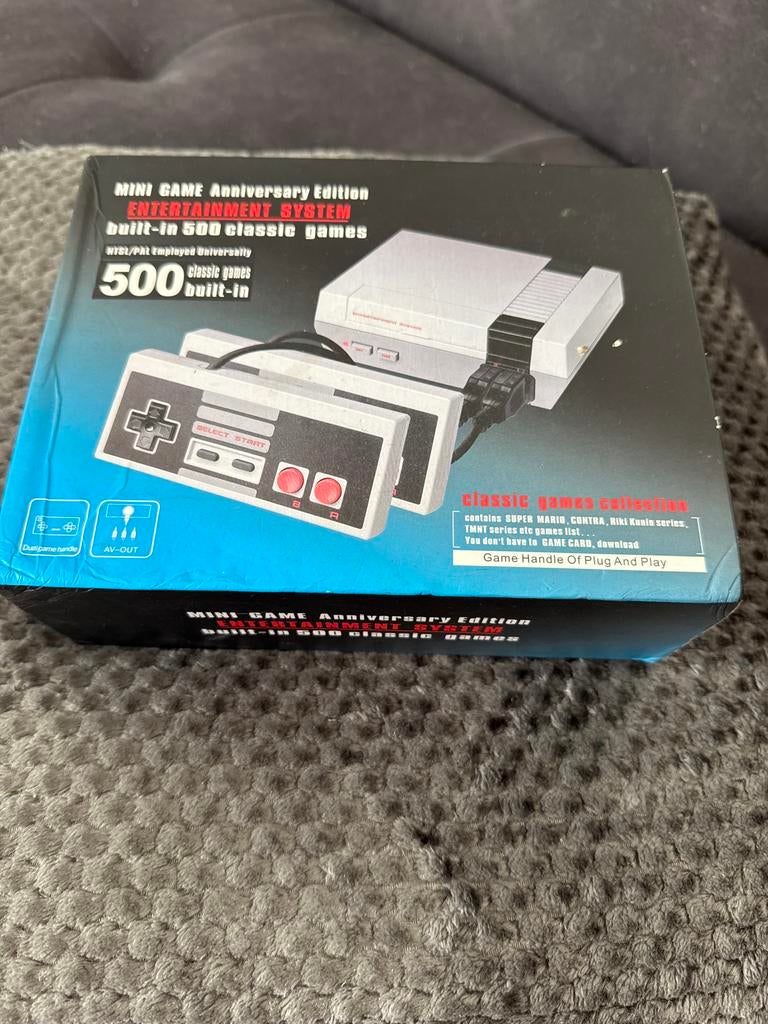 Retro Mini Game Console - 500 Klassieke Games - Nieuw, Ophalen of Verzenden, Nieuw