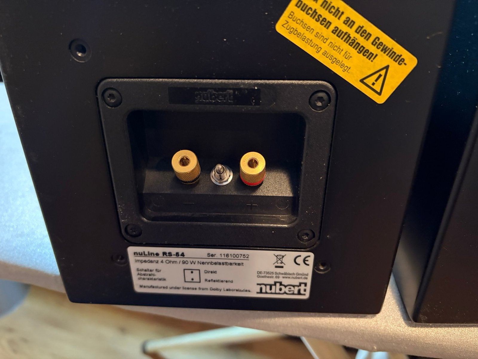 Nubert Nuline RS-54 Dolby Atmos luidsprekers 2stuks zgan, Audio, Tv en Foto, Luidsprekers, Ophalen of Verzenden, Zo goed als nieuw