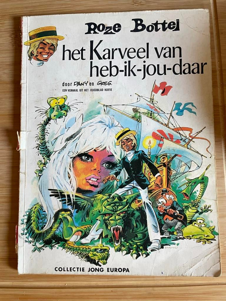 Roze Bottel: Het Karveel van Heb-ik-jou-daar - Dany & Greg, Boeken, Stripboeken, Eén stripboek, Ophalen of Verzenden, Gelezen