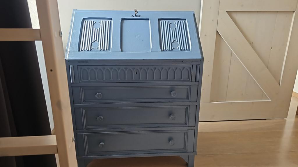 Gratis op te knappen secretaire, Huis en Inrichting, Kasten | Secretaires, Ophalen, Gebruikt, Klassiek, Vintage