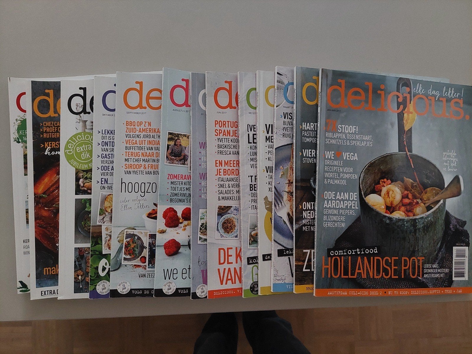 Delicious. Magazine Jaargang 2017 Compleet, Ophalen of Verzenden, Gelezen, Overige typen