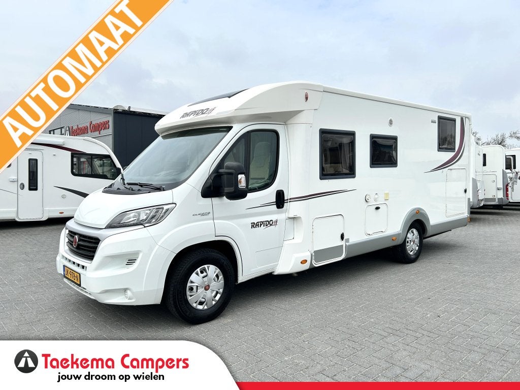 Rapido 666 F Enkele bedden/Automaat/2016/150pk/euro-5, Automaat, Fiat, 7 tot 8 meter, Bedrijf