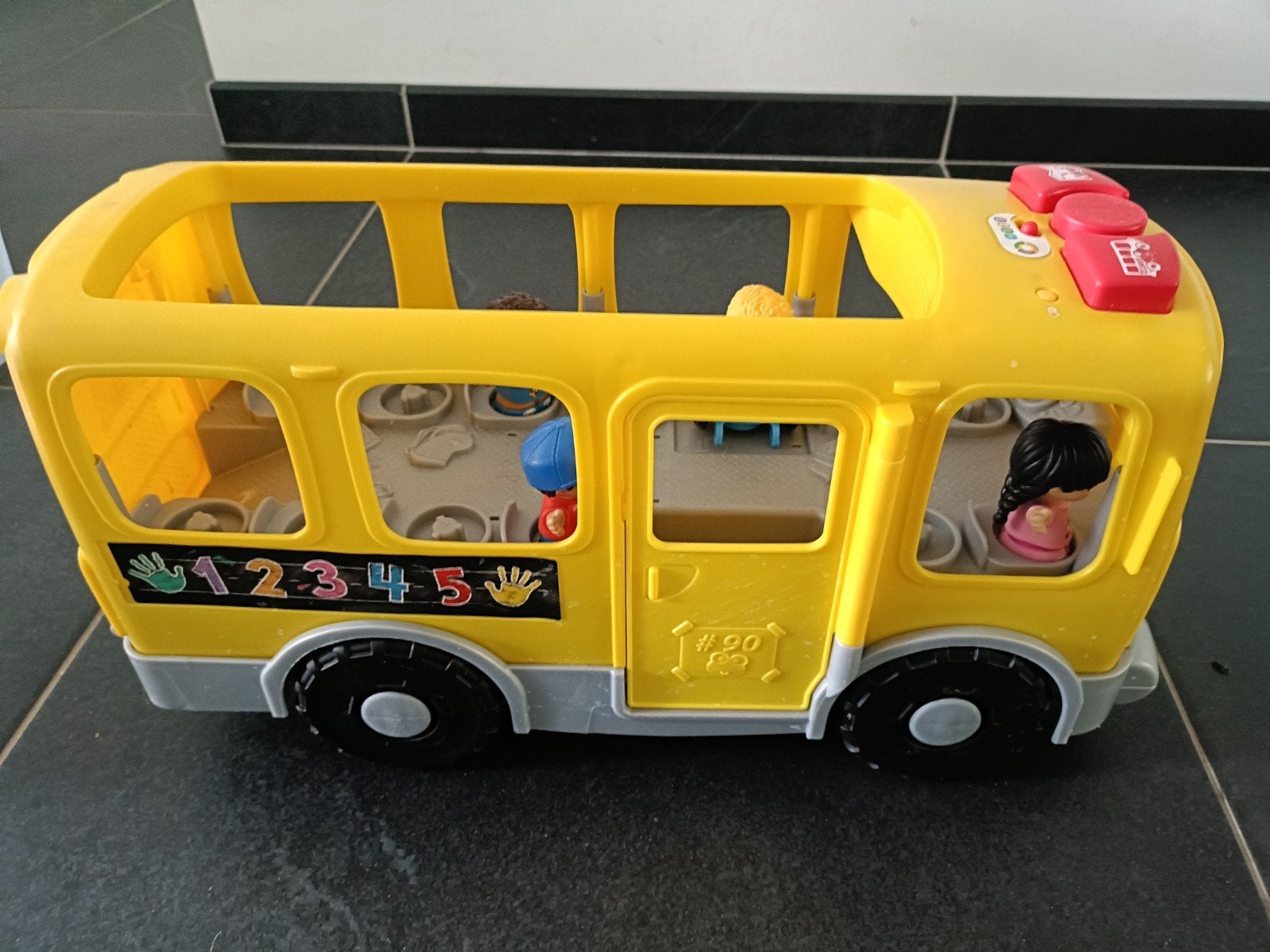 Fisher-Price Little People Schoolbus, Ophalen of Verzenden, Gebruikt