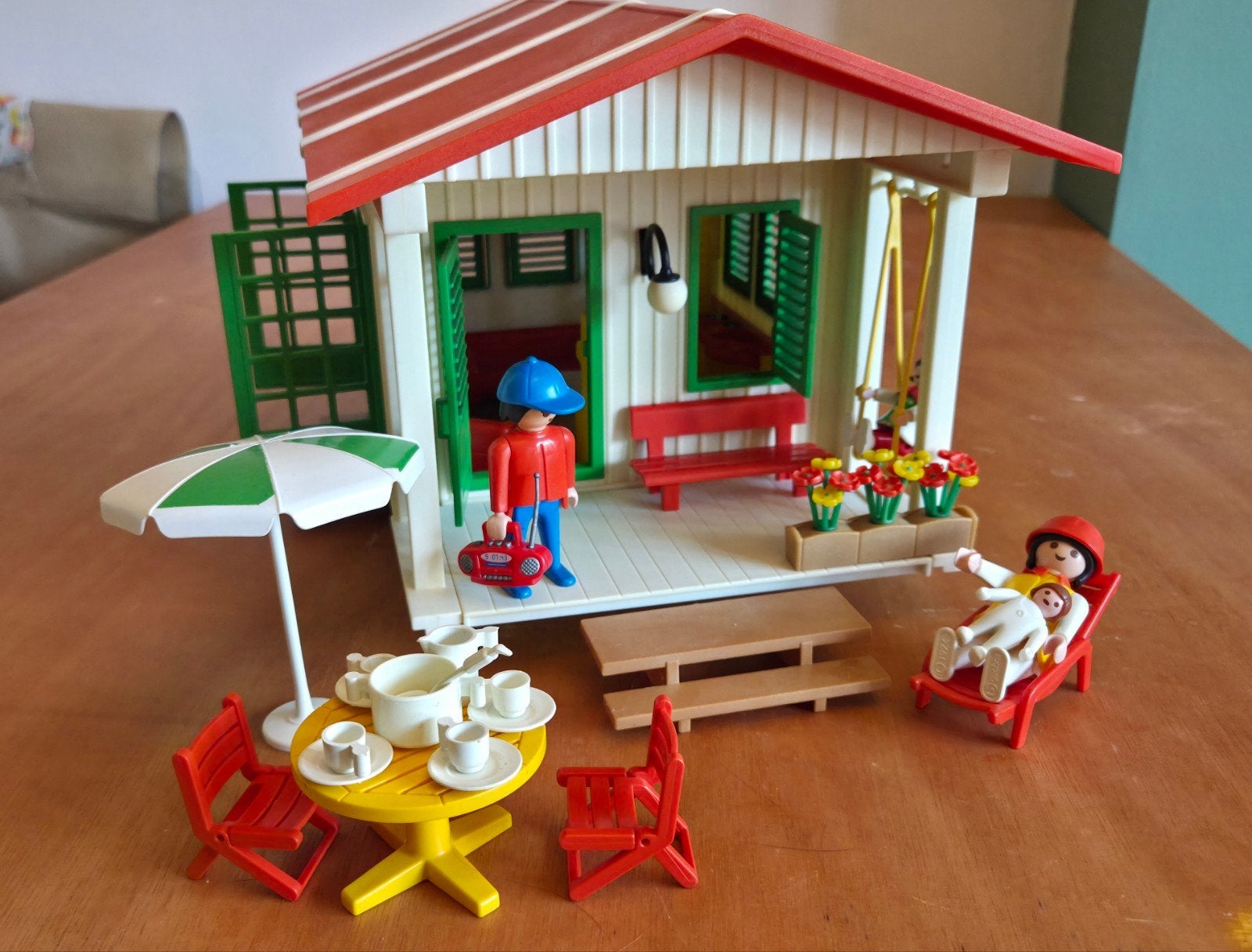 Playmobil 36771 Vakantiehuisje met extra inrichting, Ophalen of Verzenden, Gebruikt, Jongen of Meisje