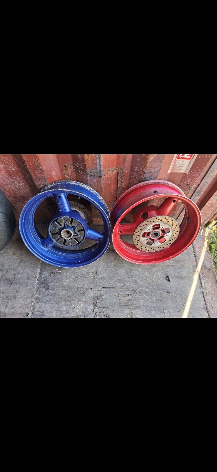 suzuki gsxr 600/750/1100 velgen, Ophalen, Gebruikt