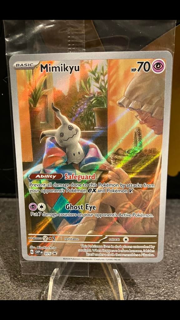 Mimikyu SVP 075  Sealed, Ophalen of Verzenden, Nieuw, Losse kaart